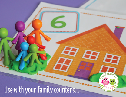 All About Me Family Counting Activity