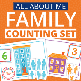 All About Me Family Counting Activity