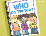 All About Me Theme Who Do You See Class Book