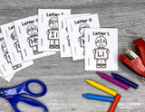 Alphabet Fine Motor Books and Cutting Practice Letter Books