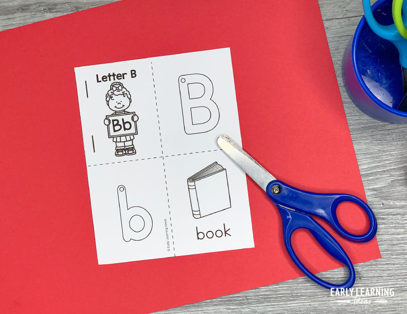 Alphabet Fine Motor Books and Cutting Practice Letter Books