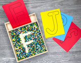 Alphabet Letter Tracing Cards & Multi-Sensory Alphabet Activities