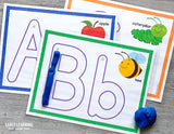 ABC Play Dough and Letter Tracing Mats