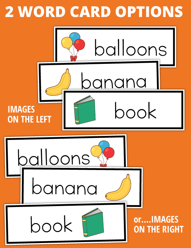 Word Wall & Alphabet Headers for Early Childhood