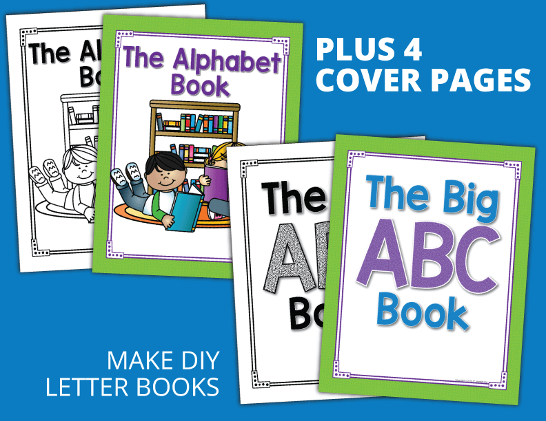 Alphabet Letter Collage Sheets | Editable ABC Activity Pages