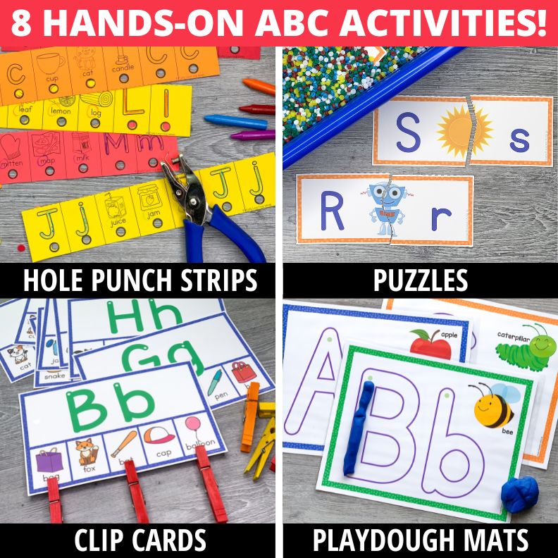 Hands-on Alphabet Activity Bundle