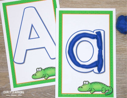 Alphabet Playdough & Loose Parts Mats