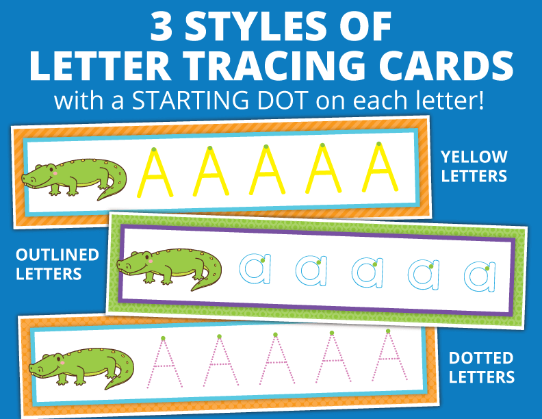 Alphabet Tracing Activities – Early Learning Ideas