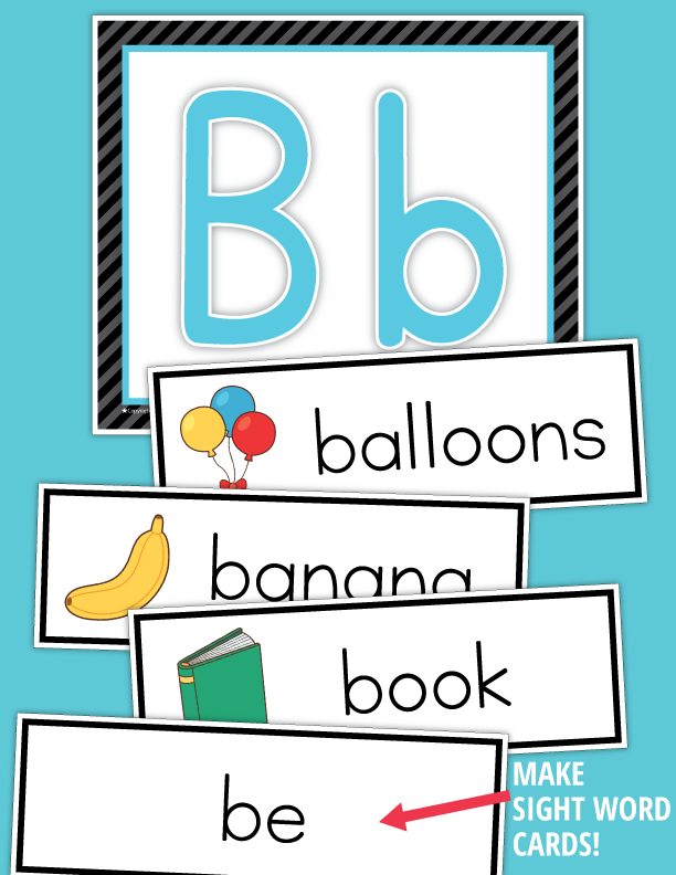 Word Wall & Alphabet Headers for Early Childhood