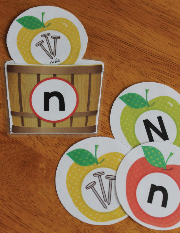 Apples Alphabet and Beginning Sound Activities