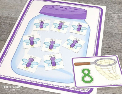 Bug 1-20 Number Activities