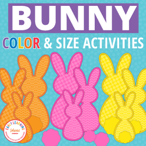 Bunny Color Pattern Activity Bunny Color & Size Sorting Activities – Early Learning Ideas