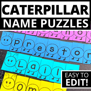 Caterpillar Name Puzzles