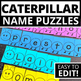 Caterpillar Name Puzzles