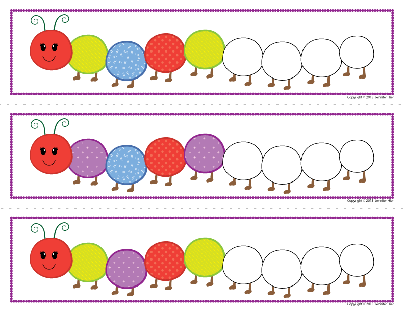 Caterpillar Patterning Activity