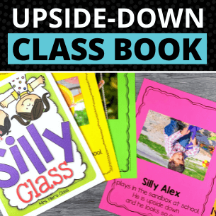 Silly Upside Down Class Book Template