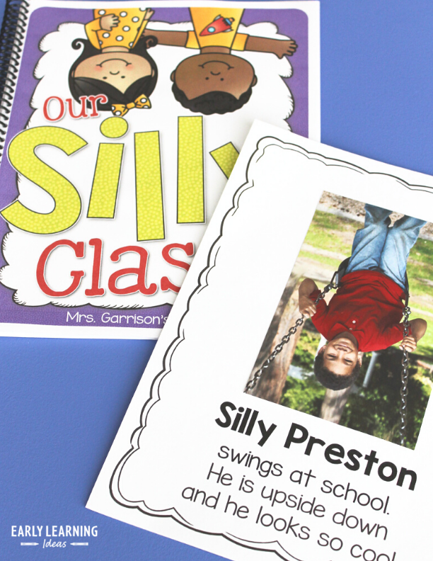 Silly Upside Down Class Book Template