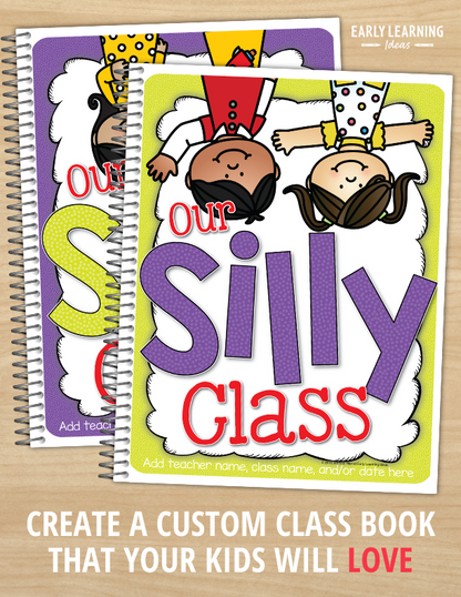 Silly Upside Down Class Book Template