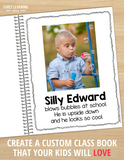 Silly Upside Down Class Book Template