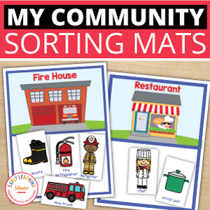 Community Helpers Sorting Activity – Early Learning Ideas