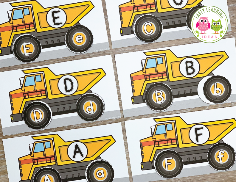 Construction Theme Alphabet & Beginning Sound Activity