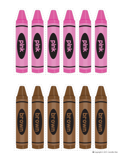Crayon Color Matching Activity