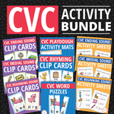 CVC Word Family Activities Mega Bundle
