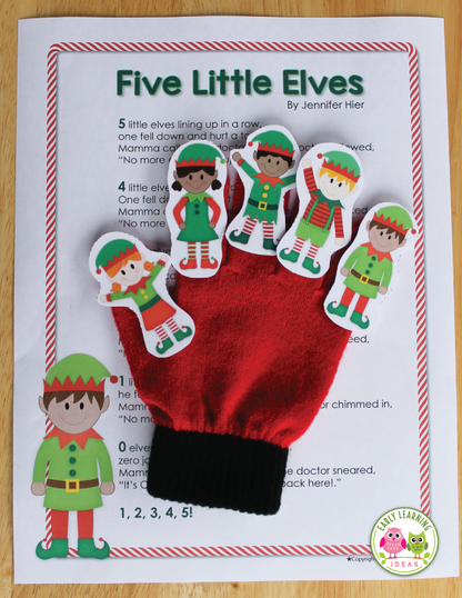 5 Little Elves Interactive Counting Book