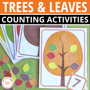 Fall Tree Counting Activity – Early Learning Ideas