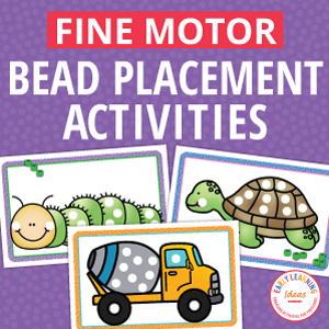 Fine Motor Activities - Bead Placement Mats for the Whole Year