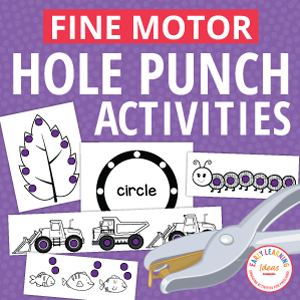 Fine Motor Activities - Hole Punch Activities