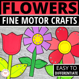 Spring Flowers Fine Motor Craft