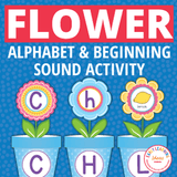 Flower Alphabet and Beginning Sound Activity