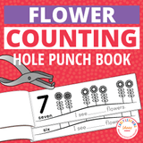 Flower Hole Punch Activity & Counting Book