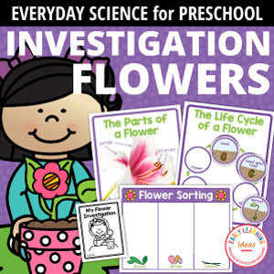 Flower Science Investigation Activities for Preschool