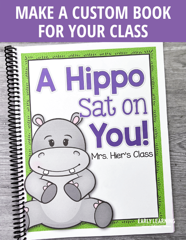 Hippo Rhyming Editable Name Book