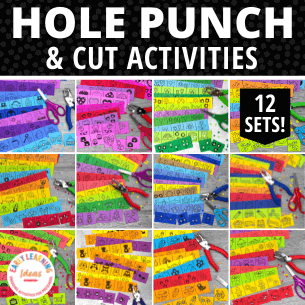 Seasonal Hole Punch & Cut Activities