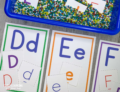 Letter and Beginning Sound Sorting Activity