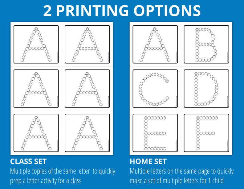 Cotton Swab Letter Cards