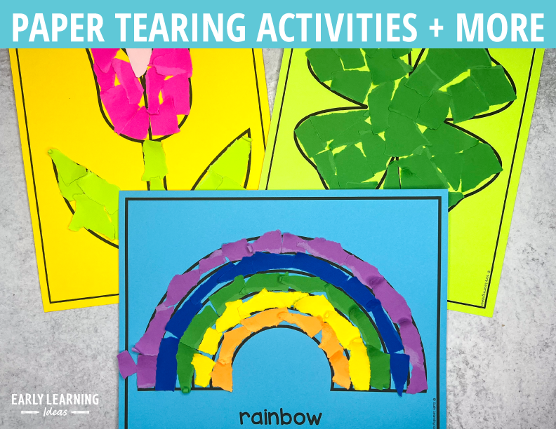 March Fine Motor Activities & St Patrick's Day Fine Motor Crafts