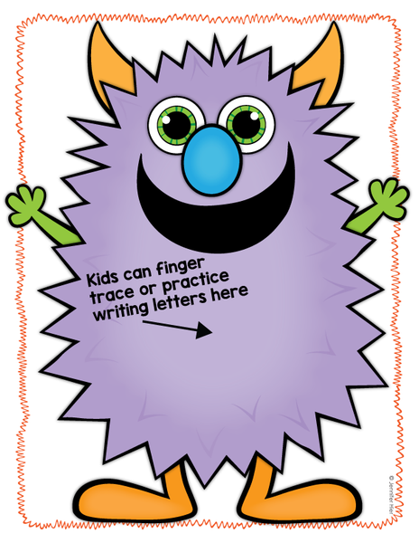 Letter Monster Rhyme Monster Alphabet & Letter Formation Activities – Early Learning Ideas