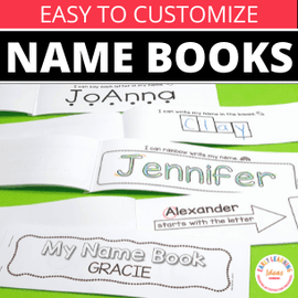 Editable Name Books