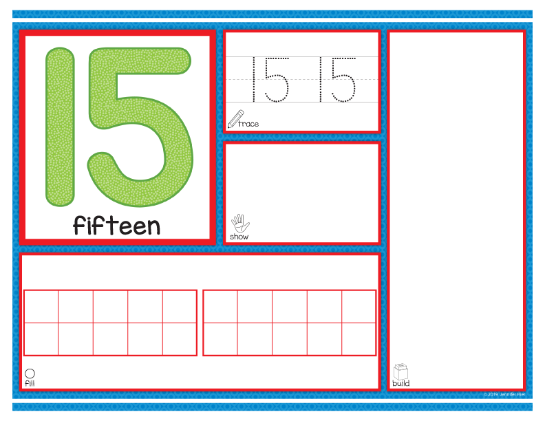 Number Activity Mats 1-20