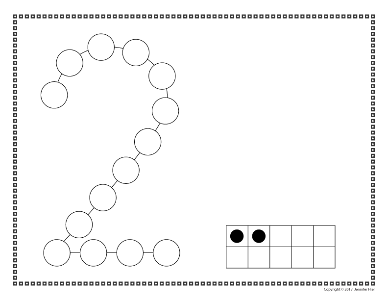 Number Dot Activity Sheets for 0-20