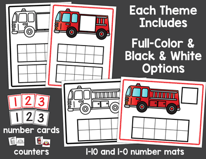 Counting and Number Mats for the Year