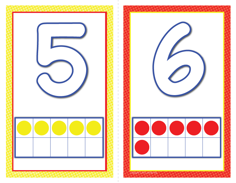 Number Playdough Mats & Loose Parts Mats 120 Early Learning Ideas