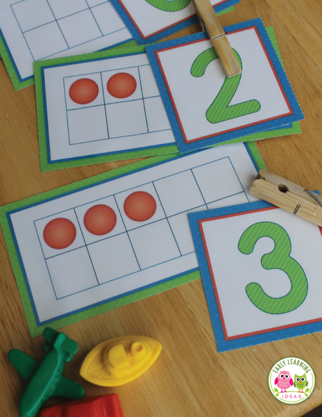 Counting & Number Activities with a Ten Frame – Early Learning Ideas