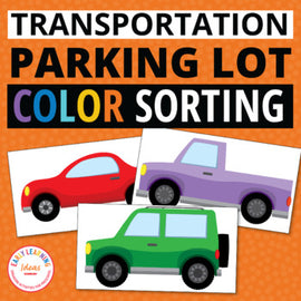 Transportation Color Matching Activity