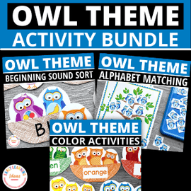 Owl Activities Bundle
