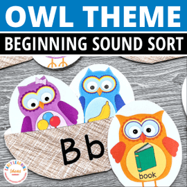 Owl Beginning Sound Activity